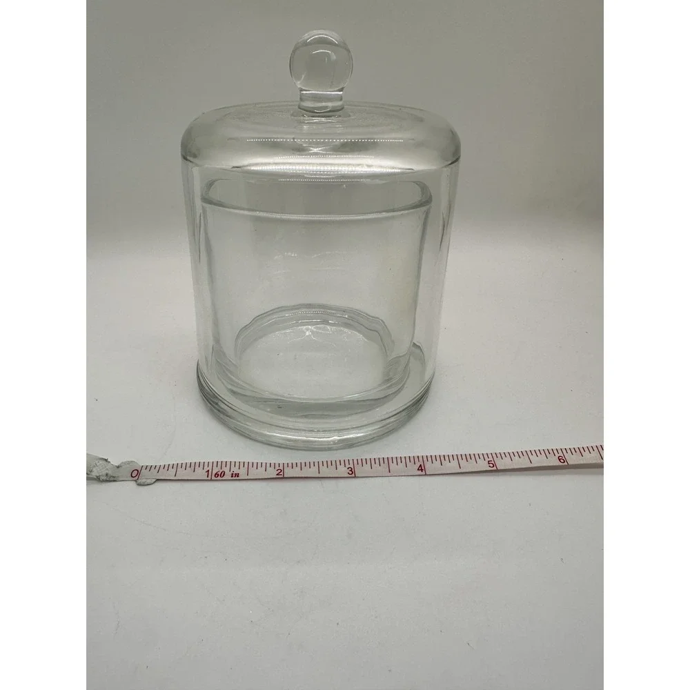 Glass Dome With Base Clear Cloche Display Jar Round‎ Sweet Jar